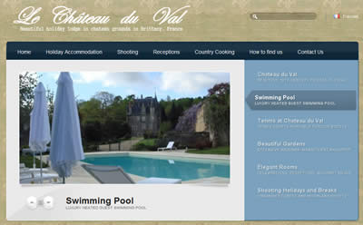 Chateau, Pool and tennis courts rental in Brittany