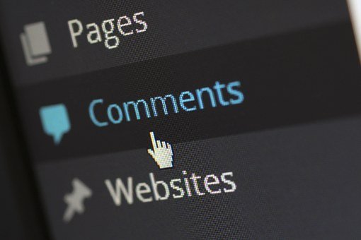 Comment on wordpress dashboard