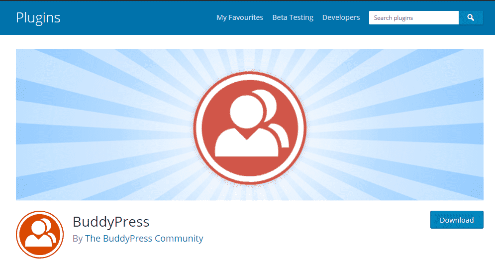 Buddypress wordpress plugin logo