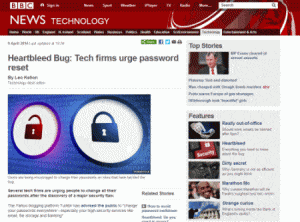 BBC Screenshot - Heartbleed Bug