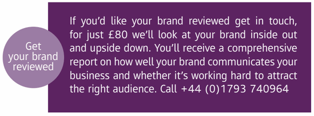 Brand review graphic