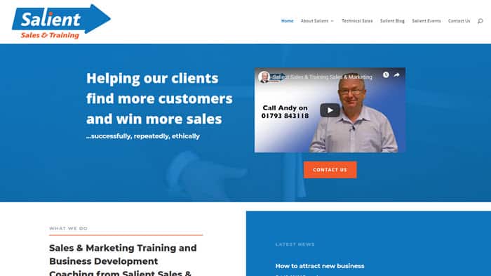 Sales Training Website