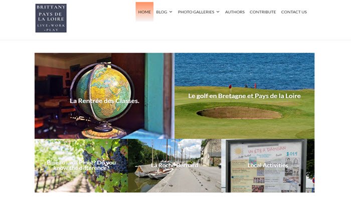 Screenshot of Expats France website