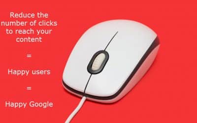How to improve your SEO with the 3-click rule