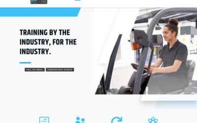 Forklift Training Centre Website built in WordPress