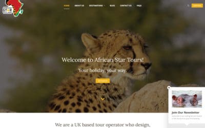 African Luxury Tours Website