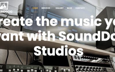 Recording Studio Website Design